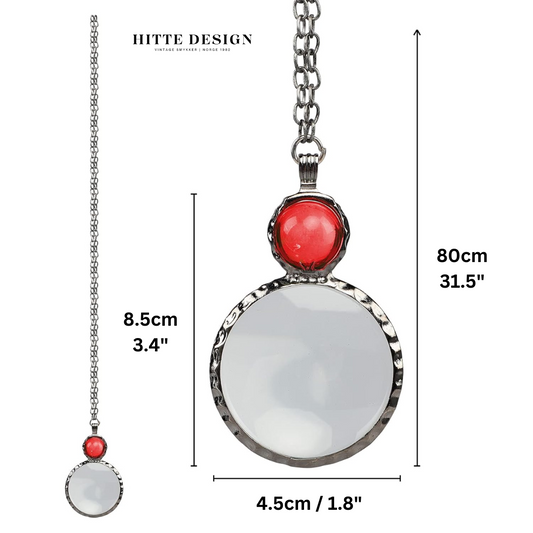 Vintage Halskjede Med Forstørrelsesglass