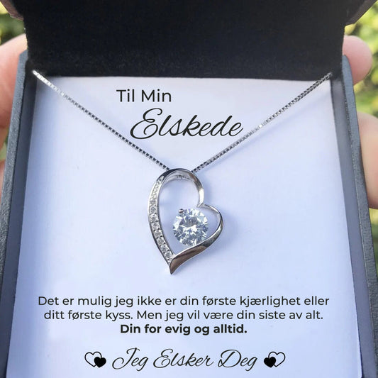 «Din for alltid» Halskjede med hjerte
