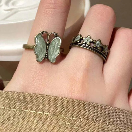 Vintage Ring Sommerfugl